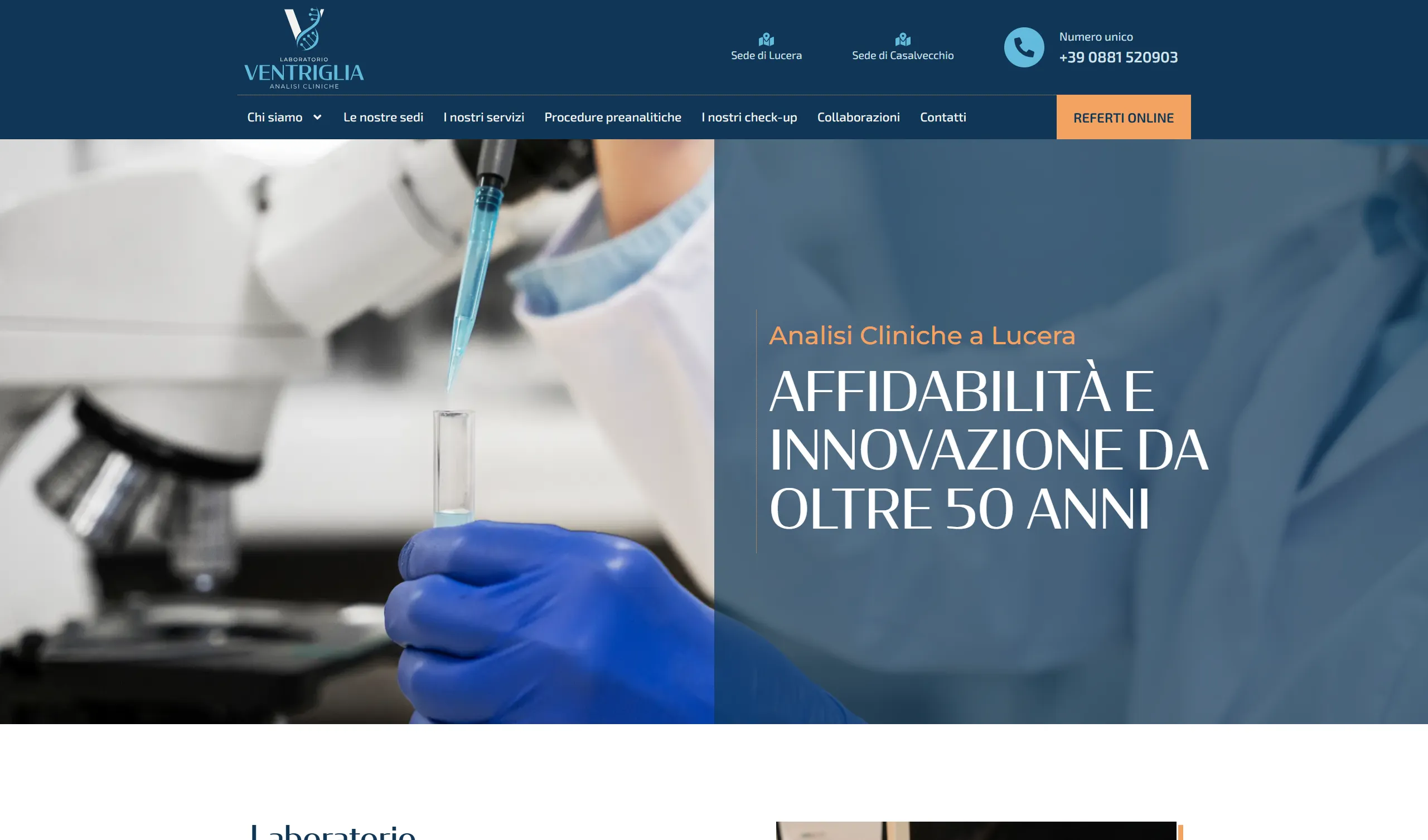 Laboratorio Analisi Ventriglia